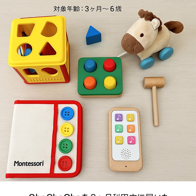 届いたおもちゃの写真